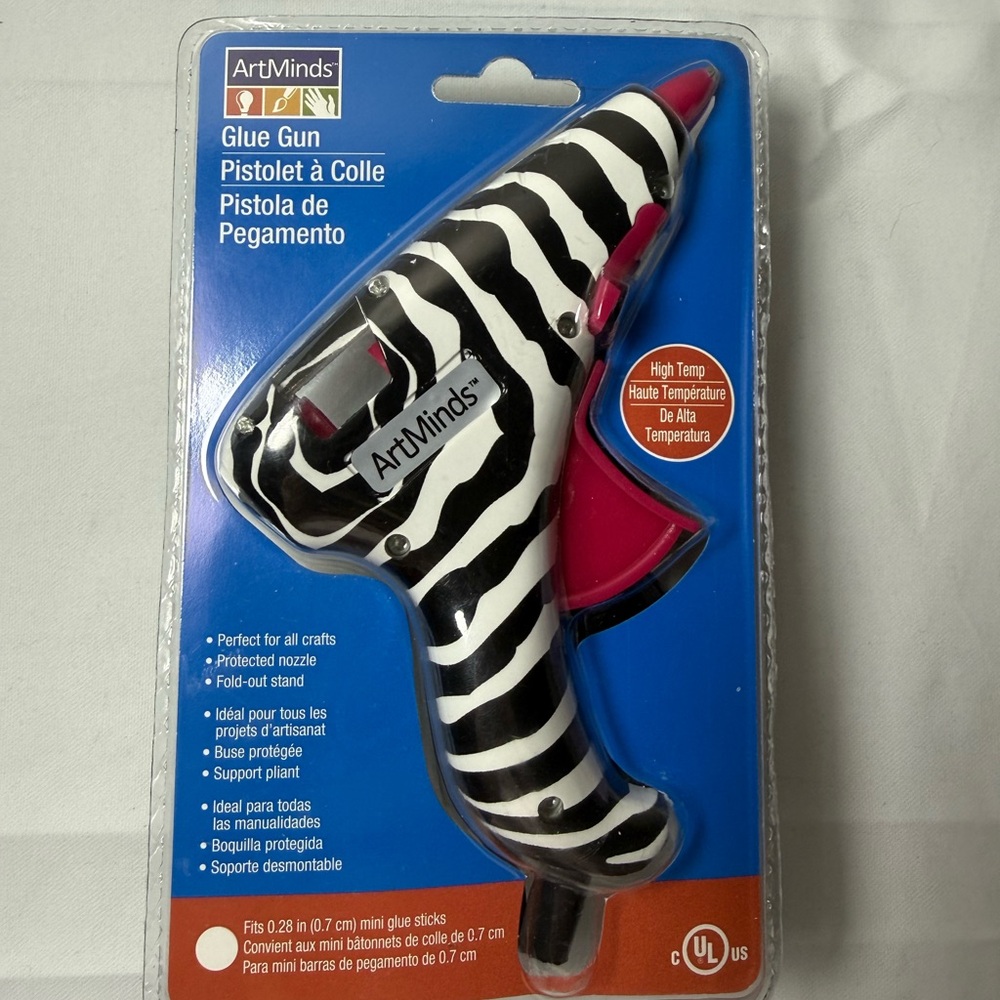 Zebra Print ArtMinds High-Temp Glue Gun